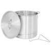 ALUMINIUM STOCKPOT & BASKET 30L