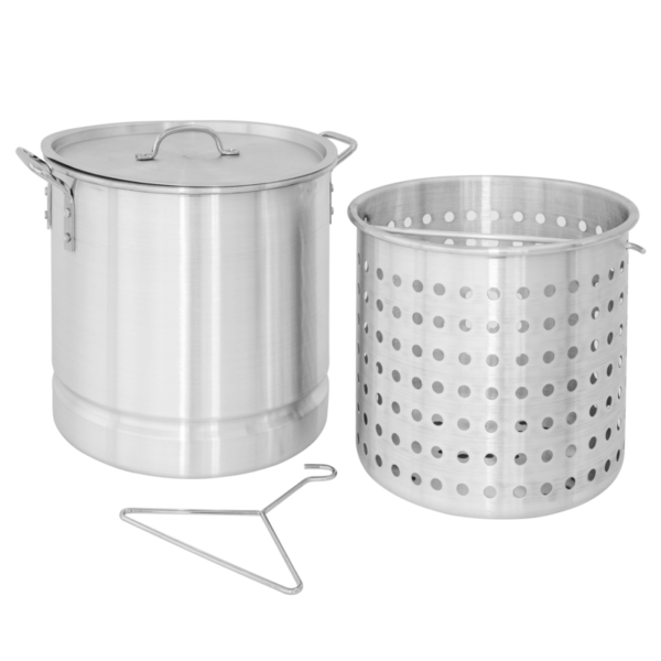 ALUMINIUM STOCKPOT & BASKET 30L