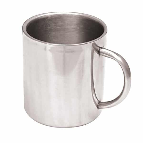 STAINLESS STEEL DOUBLE WALL MUG LARGE