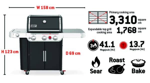 GENESIS SE-E-335 GAS BARBECUE (LPG) - Image 2