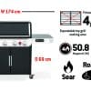 GENESIS SE-EPX-435 SMART GAS BARBECUE (LPG) - Image 3