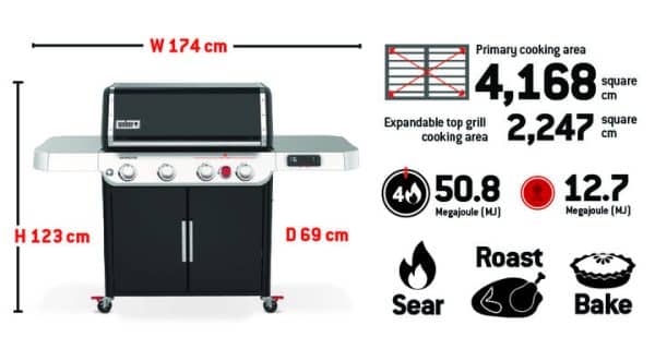 GENESIS SE-E-435 GAS BARBECUE (LPG) - Image 2