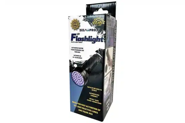 Sea Pro Aluminium UV Torch Flashlight - Image 2