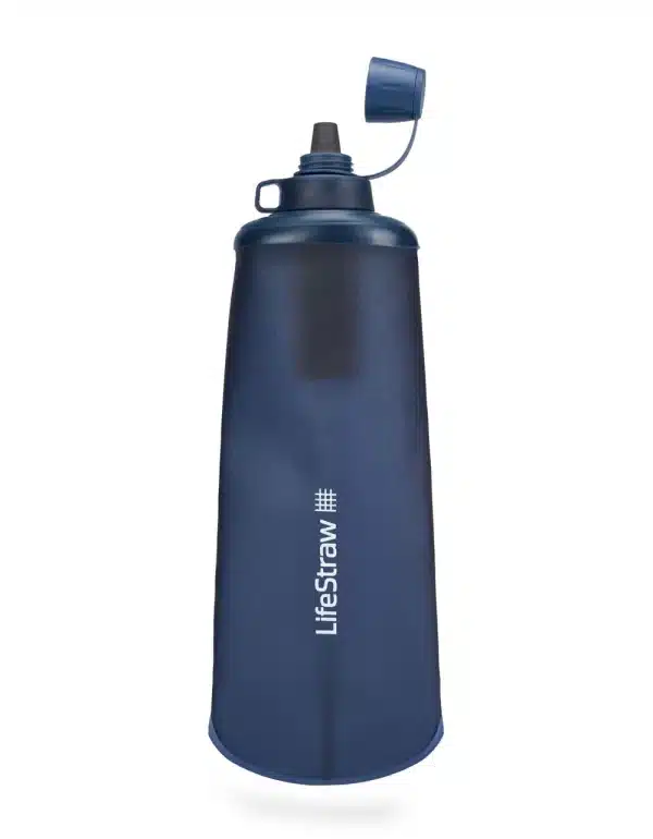LifeStraw PEAK Series Collapsible Squeeze 1L Bottle With Filter - Image 2