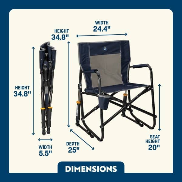 Freestyle Rocker Rocking Camp Chair - Image 3