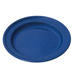 Campfire 27cm Enamel Flat Plate - Navy