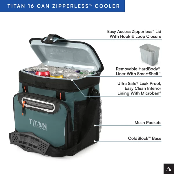 TITAN 16 CAN ZIPPERLESS HARDBODY® COOLER - Image 3