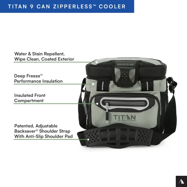 TITAN 9 CAN ZIPPERLESS HARDBODY® COOLER - Image 3