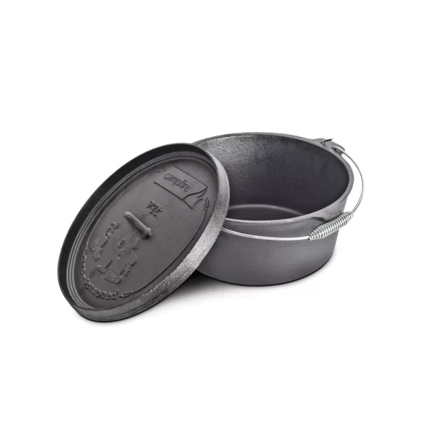 CAMPFIRE DUTCH CAMP OVEN PRE-SEASONED 4.5QT - Image 2