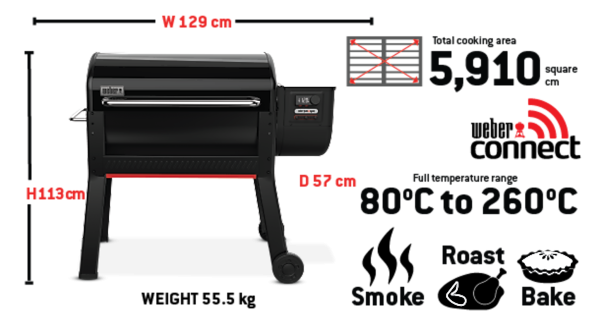 WEBER SMOQUE™ XL PELLET SMOKER - Image 3