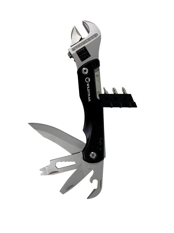 WILDTRACK 12 IN 1 MULTI FUNCTION TOOL WITH WRENCH
