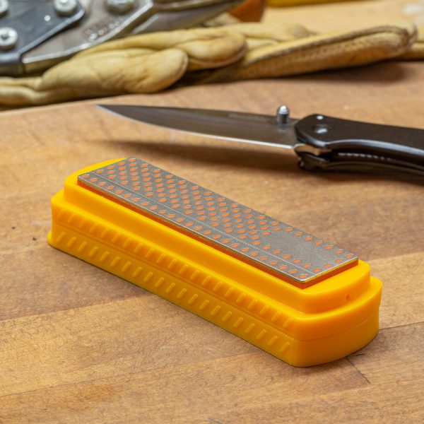 4" Diamond Sharpening Stone with Cover - Image 2