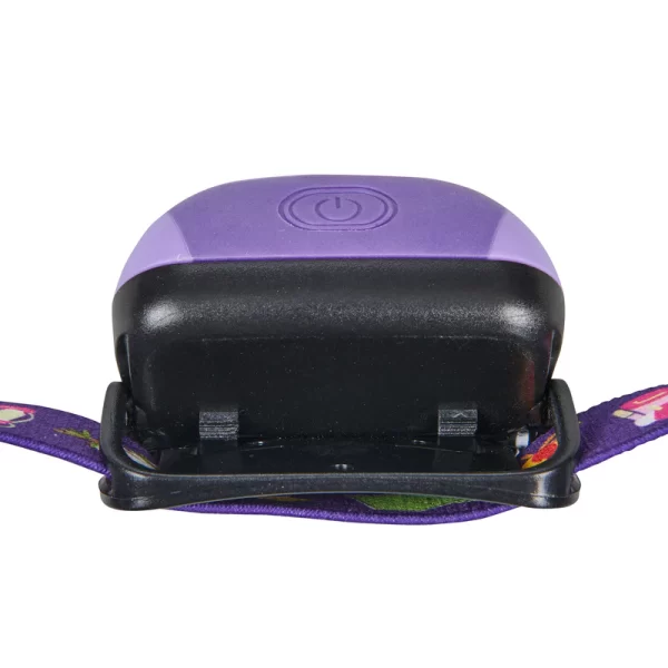 Oztrail 80L Lumos Twinkle Kids Headlamp - Purple - Image 3