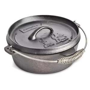 CAMPFIRE DUTCH OVEN PRE-SEASONED 2QT