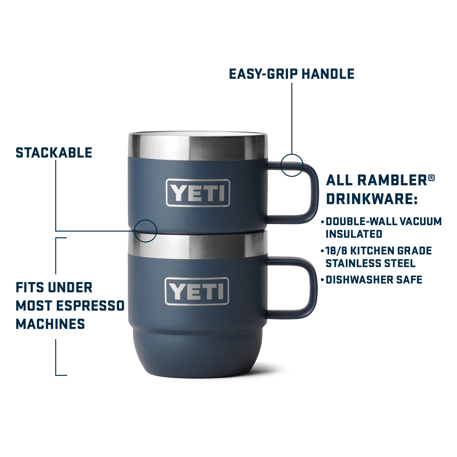 YETI 6 OZ STACKABLE MUGS - Image 2