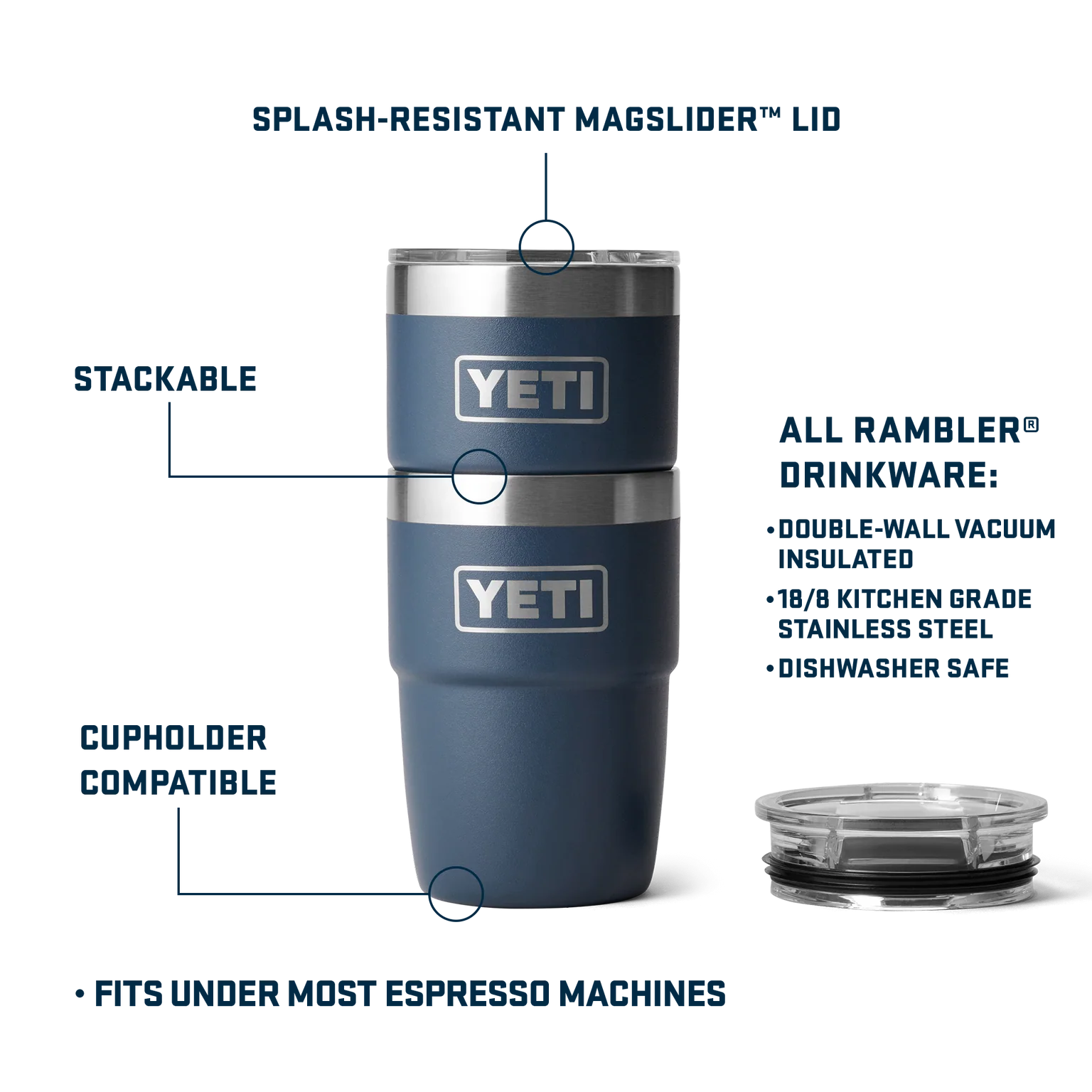 YETI 8 OZ STACKABLE CUP - Image 2