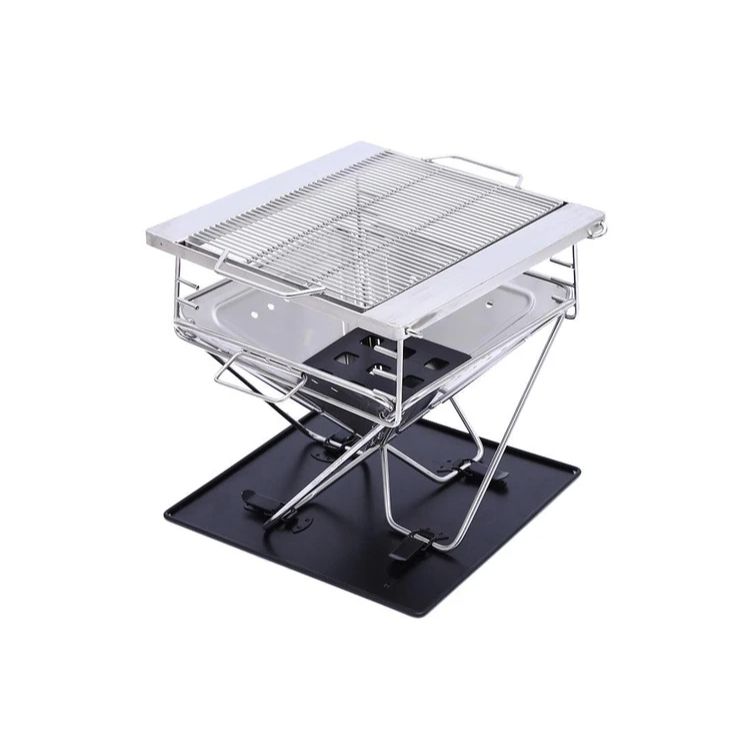 WILDTRACK FRONTIER 450 S/S FOLDING BBQ FIREPIT